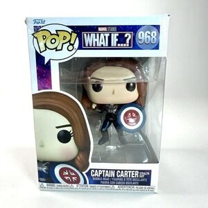 Funko Pop Marvel What If Captain Carter Stealth Suit #968 Vinyl Figure NIB
